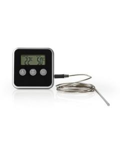 Nedis Steketermometer   0-250 °C   Digitalt Display   Timer