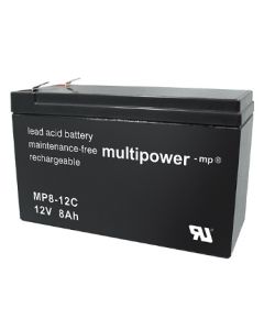 Multipower MP8-12C batteri 12V 8,0Ah
