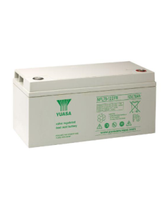 NPL78-12FR Yuasa Long Life Blybatteri (Flammeavvisende kasse)