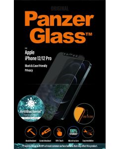 PanzerGlass Apple iPhone 12/12 Pro Case Friendly Privacy, Sort