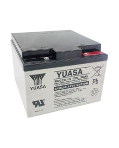 REC26-12I Yuasa Syklisk Blybatteri