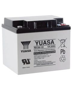 REC50-12I Yuasa Syklisk Blybatteri