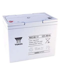 REC80-12I Yuasa Syklisk Blybatteri