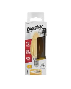 Energizer E14 LED glødepære 2,5W (275lm), 2200K, Varmhvit