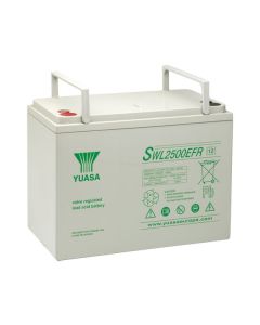 SWL2500EFR Yuasa Blybatteri (High-Drain spesielt til UPS-Systemer) (Flammeavvisende kasse)
