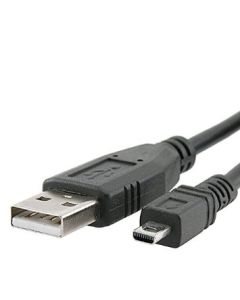USB til Mini USB 2,0 8pin datakabel, 0.5m til digitalkamera