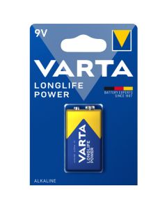 VARTA LongLife Power E / 9V Batteri (1 stk.)