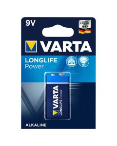 VARTA LongLife Power E / 9V Batteri (1 stk.)