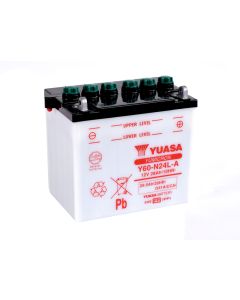 Yuasa Y60-N24L-A 12V Batteri til motorsykkel