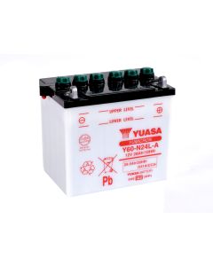 Yuasa Y60-N24L-A 12V Batteri til motorsykkel