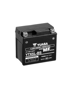 Yuasa YTX5L-BS 12V AGM Batteri til motorsykkel