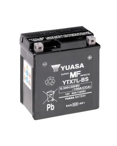 Yuasa YTX7L-BS 12V AGM Batteri til Motorcykel
