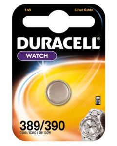 DURACELL D389 / D390 klokke- batteri (1 stk.)
