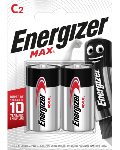 Energizer Max C / E93 Batterier (2 Stk.)