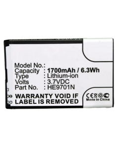 Batteri til Sonocaddie HE9701N (Kompatibelt)