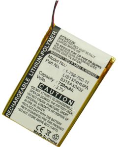 SONY NWZ-820, A720, A726, A728, A279, A826, A828, A829 batteri (Kompatibelt)