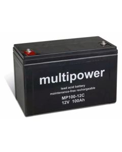 Multipower 12V - 110Ah, forbruksbatteri