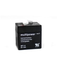6V 1Ah Multipower - Faston 187 (4,8mm)