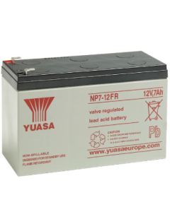 NP7-12FR Yuasa Blybatteri (Flammeavvisende kasse)