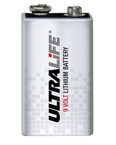 9V Ultralife Lithium (10 års batteri) 1200mAh