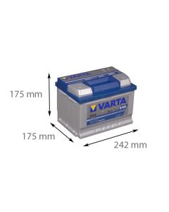 Varta D59 - 12V 60Ah (Bilbatteri)