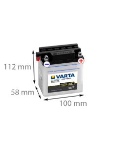 Varta 503 012 001 - 12V 3Ah (Motorcykelbatteri)