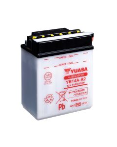 Yuasa YB14A-A2 12V Batteri til motorsykkel