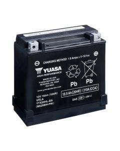 Yuasa YTX20HL-BS 12V AGM Batteri til Motorcykel