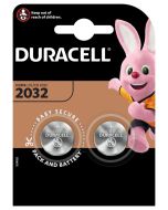 DURACELL DL2032 / CR2032 knappcelle (2 stk.)