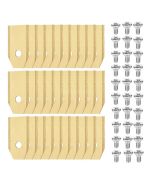 30x Kniver til Husqvarna Automower / Gardena / Navimow / Greenworks Optimow - Titanbelagt stål inkl. Skruer - Japcell