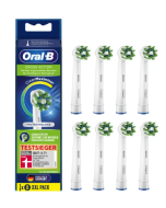 Oral-B CrossAction Tannbørstehoder 8-stk - hvit