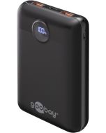 Goobay Powerbank Compact 20.000 mAh - med statusdisplay