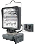 LED spotlys 800–1800 lumen for Makita 18V batteri