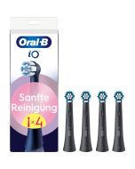Oral-b iO Gentle Care Tannbørstehoder 4 stk - Svart