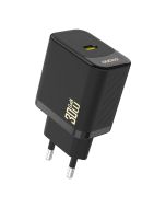 Dudao A27PEU USB-C GaN Power lader 30W PD/QC, Svart