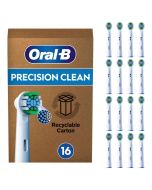 Oral-B Precision Clean tannbørstehoder 16 stk. - hvid