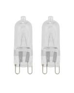 Eveready G9 ovnspære 40W (320lm), 2800K, varmhvit, 2 stk - Kan brukes opp til 300°C