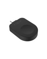 Fast trådløs USB-C-lader for Apple Watch - svart