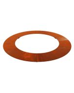 Beskyttelsesring for beplantning mot robotgressklipper, corten, 60/90 cm