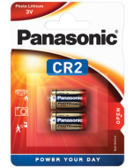 Panasonic CR2 - Fotobatteri / Alarm batteri (2 Stk.)