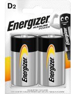 Energizer Alkaline Power D/E95 Batterier (2 stk. )