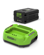 Greenworks, GSK60B4, Starter-sett, 60V, Universal lader m/ 4Ah Batteri