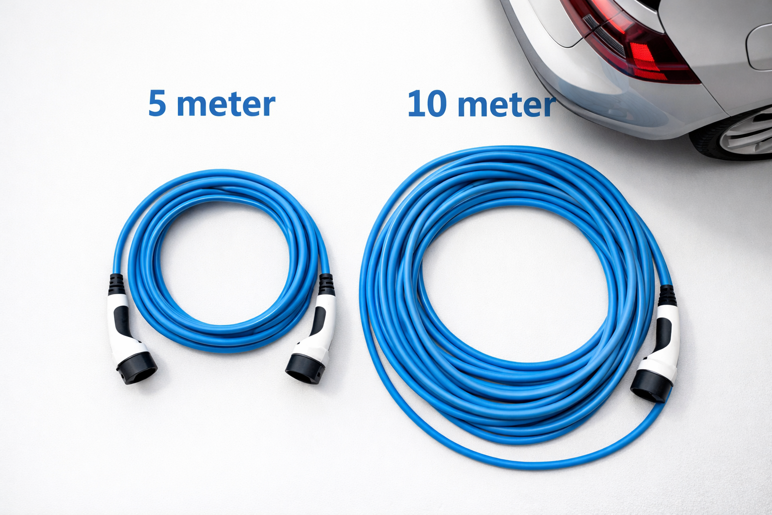 5 meter vs 10 meter ladekabel til elbil